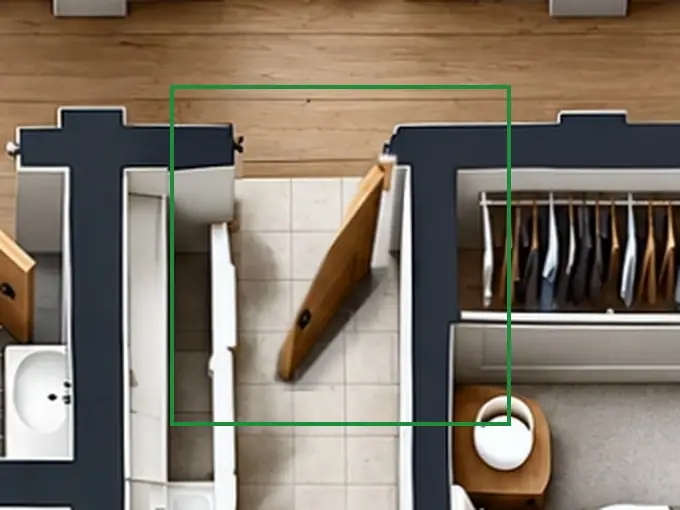 3D floor plan, the same spot fixed.